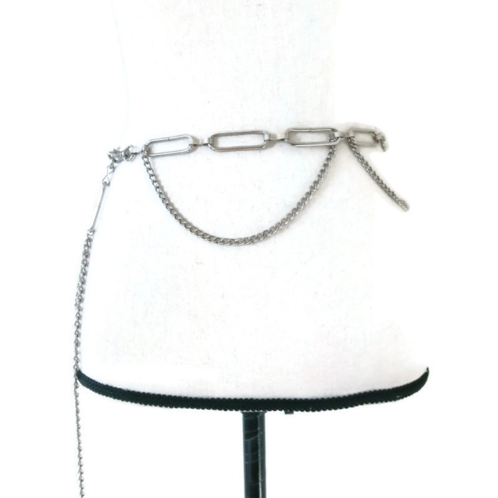 Silver Tone Chain Link Belt
